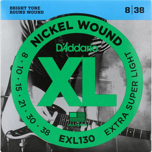 Daddario EXL130 Nickel Wound, Regular Light, 08-38