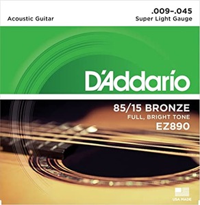 ACOUSTIC GUITAR STRING FRETTED EZ890 (009-045)